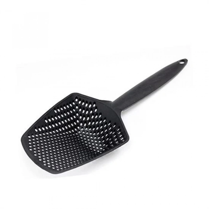 BUFFER® Isıya Dayanıklı Plastik Süzgeçli Kızartma ve Sebze Haşlama Kepçesi