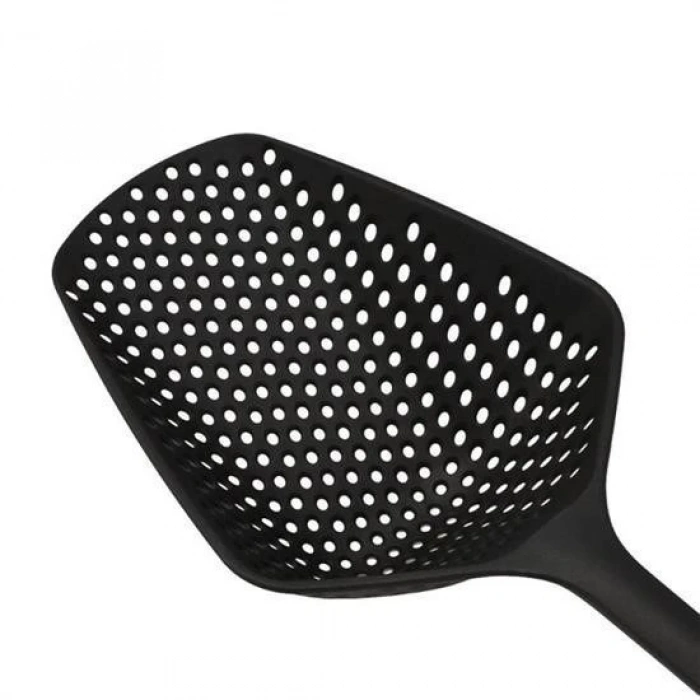 BUFFER® Isıya Dayanıklı Plastik Süzgeçli Kızartma ve Sebze Haşlama Kepçesi