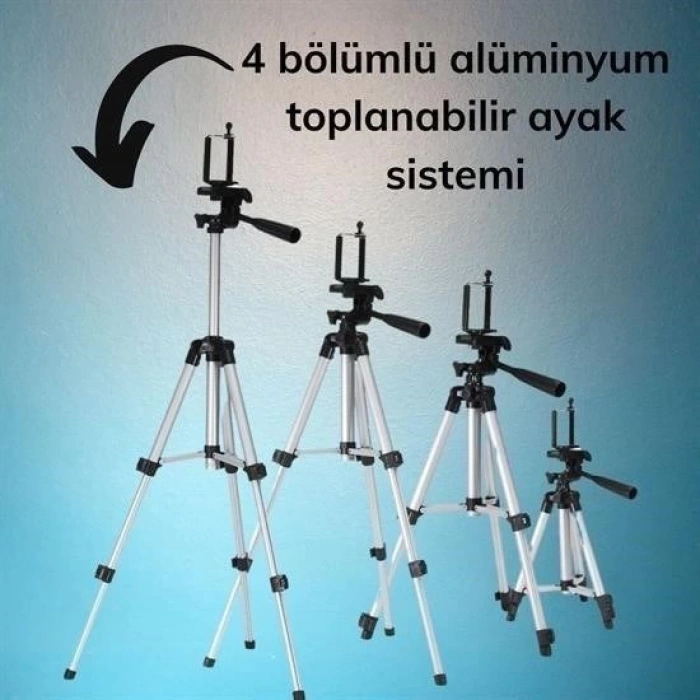 BUFFER® Profesyonel Fotoğraf Makinası Tripodu