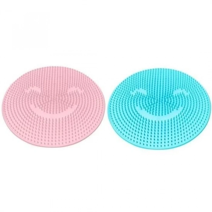 BUFFER® Silikon Fırçalı Banyo Masaj Matı ve  Ayaklar için Topuk Masaj Paspası