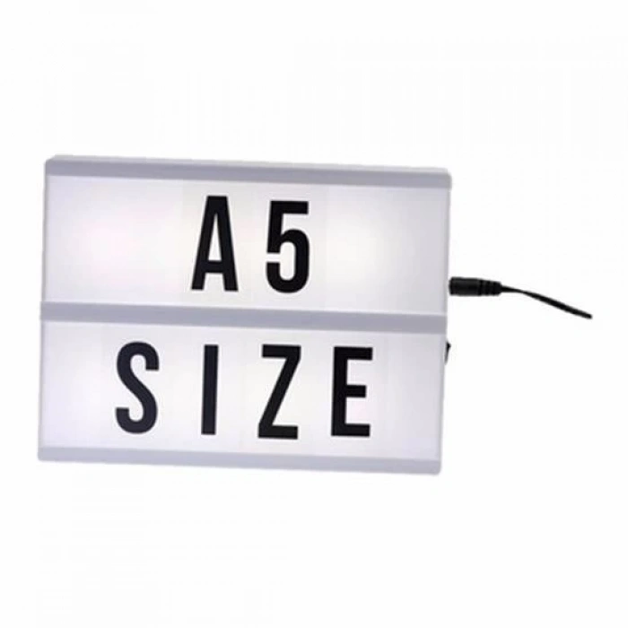 BUFFER® Sinematik Lightbox Dekorasyon Aydınlatma Aksesuarları (A5 Boyut)