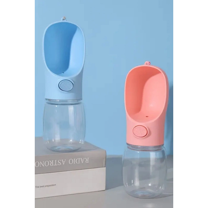 BUFFER® Taşınabilir Butonlu 350 ml Evcil Hayvan Suluğu