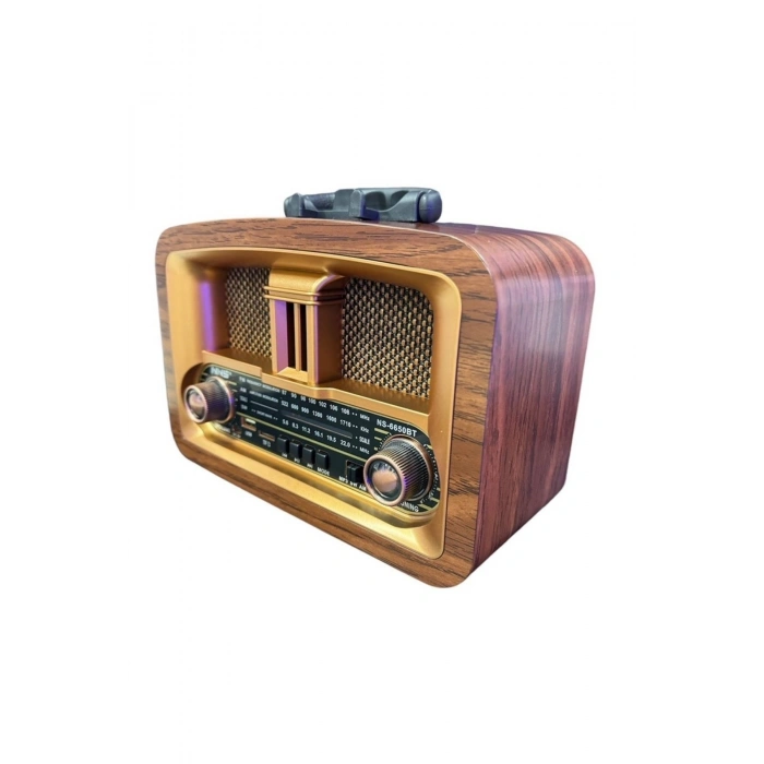 BUFFER® Taşınabilir Klasik AM/FM/SW  Retro Ev Radyo USB ile Şarj Olabilen Retro Radyo