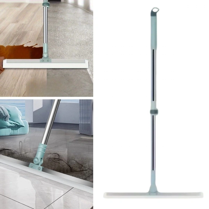 BUFFER® Teleskopik Oynar Başlıklı Cam,Zemin Silme Aparatı Çekçek