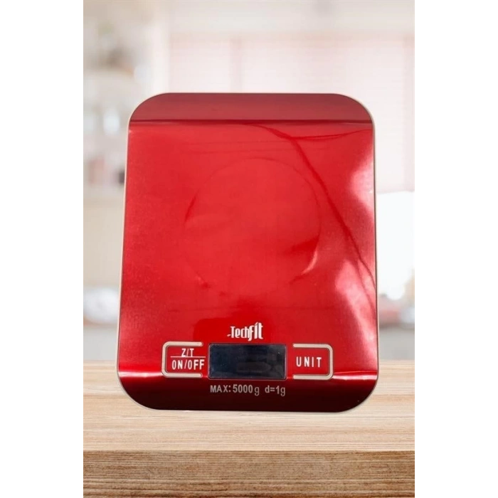 BUFFER® TF 1002 Hassas Ölçümlü Maksimum 5 Kg Kapasiteli Led Ekran Platin Dijital Mutfak Tartısı