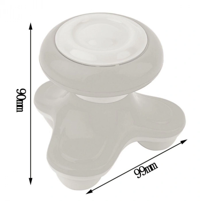 BUFFER® USB Şarjlı Mini Çok Fonksiyonlu Üçgen Şekilli Titreşimli Mini Masaj Aleti