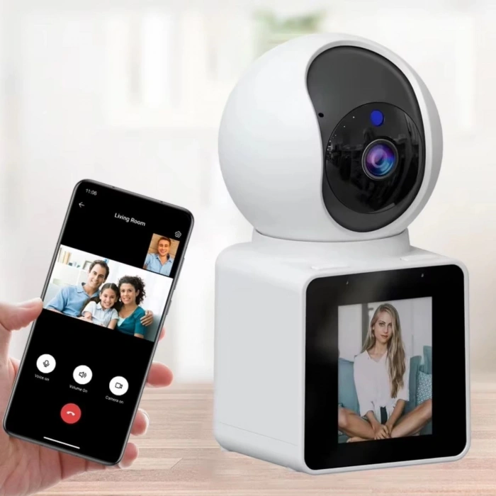 BUFFER® Wifi Bağlantılı Görüntülü Görüşme Sağlayabilen Ev Tipi Güvenlik Kamerası