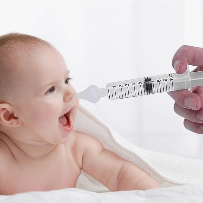 BUFFER® Yeniden Kullanılabilir, Manuel Burun Temizleyici 10ml Kapasiteli Burun Açıcı Şırınga