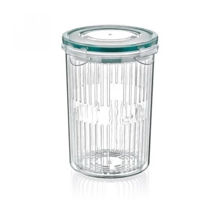 BUFFER® Zeytin Turşu Sebze Yıkama Kutusu Klipsli Kapaklı Saklama Kabı