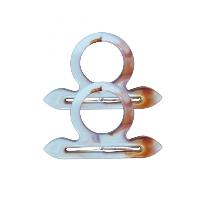 Çanta Sapı Çapa Model Kahverengi - Beyaz 18 cm