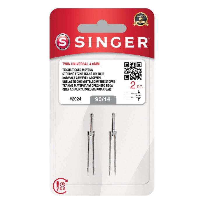 Çift İğne 4Mm. (2Li Blister/14 No.)