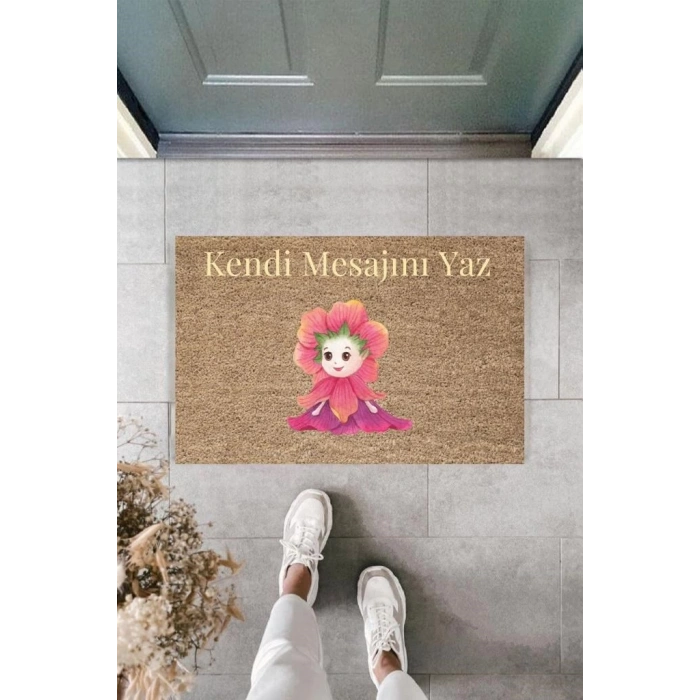 Dijital Baskı Kişiye Özel İç Kapı Dekorasyon Paspas  PS11194