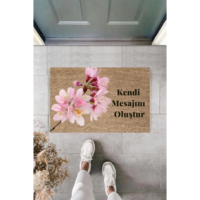 Dijital Baskı Kişiye Özel İç Kapı Dekorasyon Paspas  PS11221