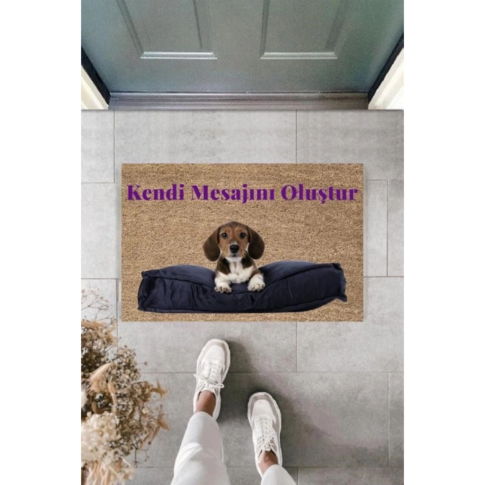 Dijital Baskı Kişiye Özel İç Kapı Dekorasyon Paspas  PS11227