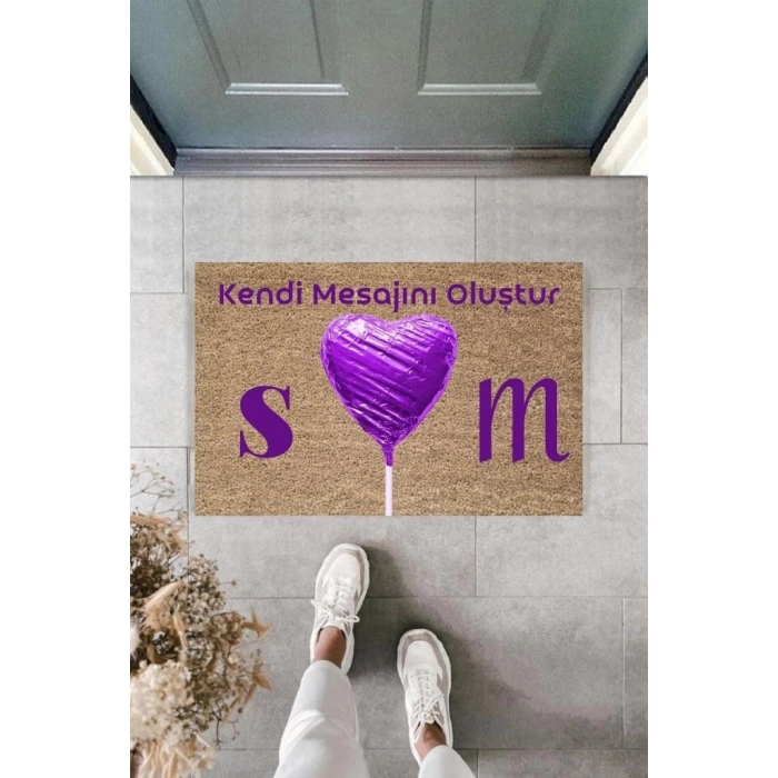 Dijital Baskı Kişiye Özel İç Kapı Dekorasyon Paspas  PS11230