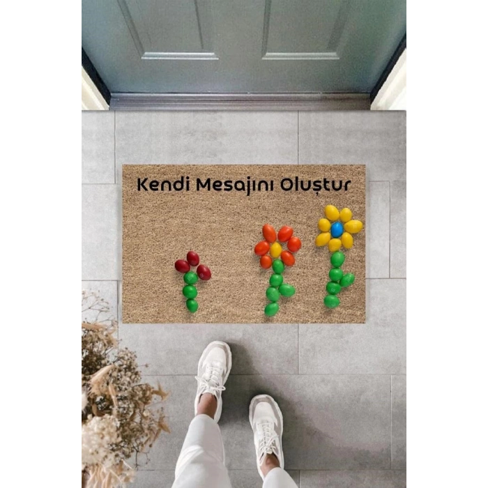 Dijital Baskı Kişiye Özel İç Kapı Dekorasyon Paspas  PS11232