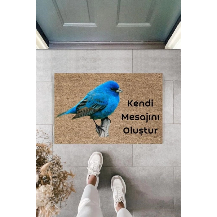 Dijital Baskı Kişiye Özel İç Kapı Dekorasyon Paspas  PS11233