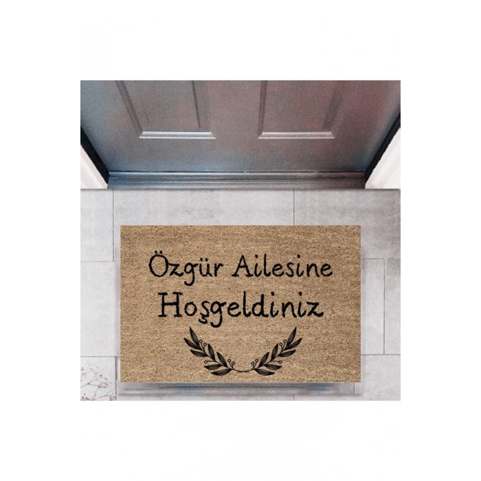 Kapı Önü Paspası Dekoratif Dijital Baskı Kişiye Özel P-2315