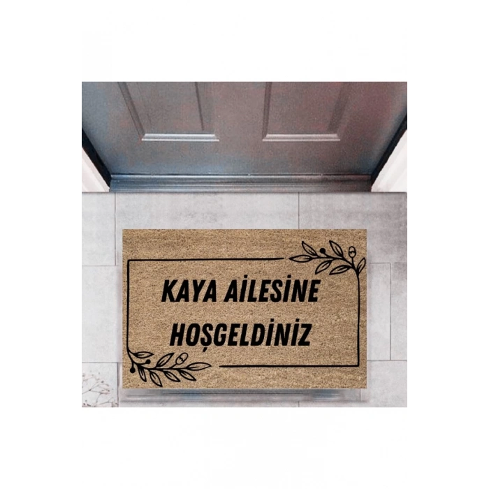 Kapı Önü Paspası Dekoratif Dijital Baskı Kişiye Özel P-2318