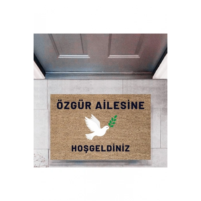 Kapı Önü Paspası Dekoratif Dijital Baskı Kişiye Özel P-2448