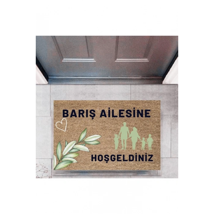 Kapı Önü Paspası Dekoratif Dijital Baskı Kişiye Özel P-2450