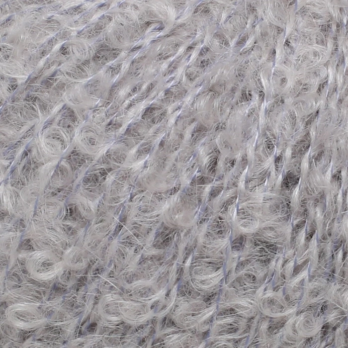 La Mia Alpaca Boucle 50 Gr Gri El Örgü İpi - L302 - 34385
