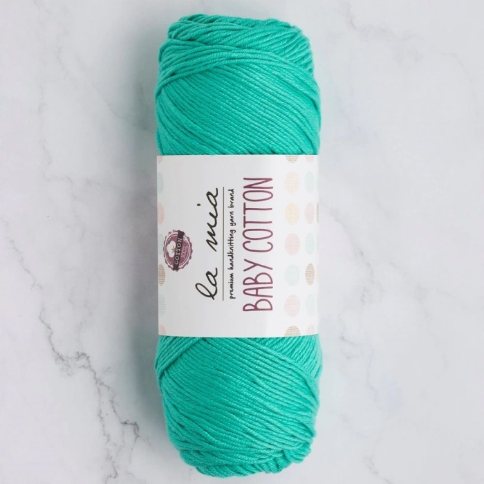 La Mia Baby Cotton Yeşil El Örgü İpi - L044 - 33653