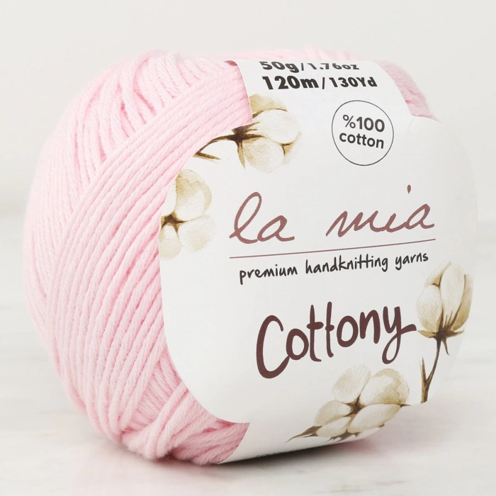 La Mia Cottony Pembe Bebek El Örgü İpi - P13-L013 - 33564