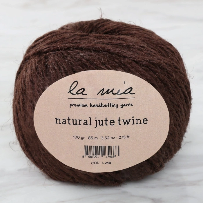 La Mia Natural Jute Twine 100 gr Kahverengi Jüt İp - L214 - 34106