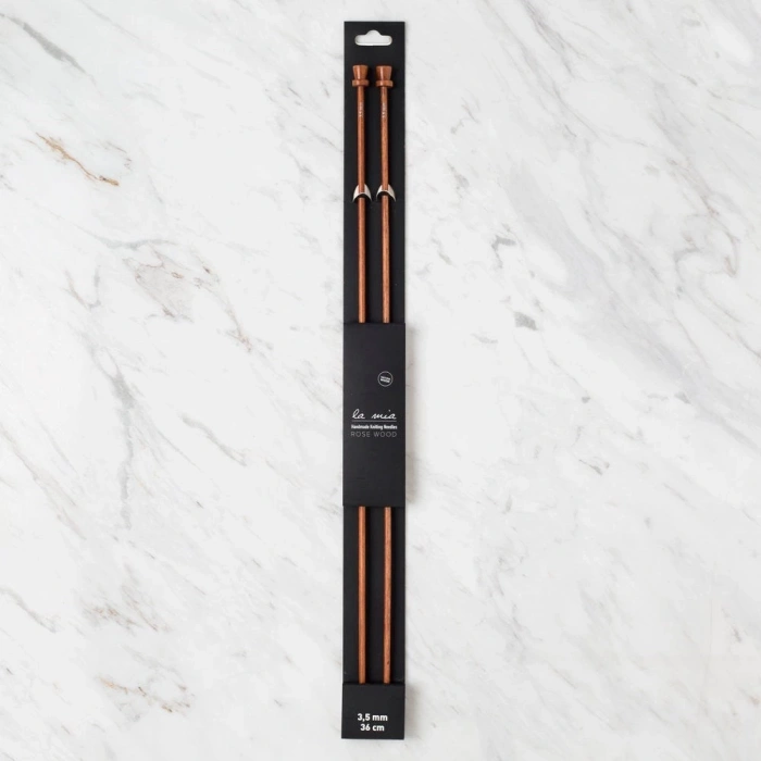 La Mia Rosewood 3.5 mm 36 cm Ahşap Örgü Şişi