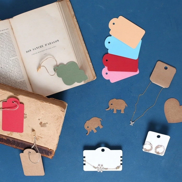 Loren 10lu Yuvarlak Yeşil Etiket ve Klipsli Etiket İpi