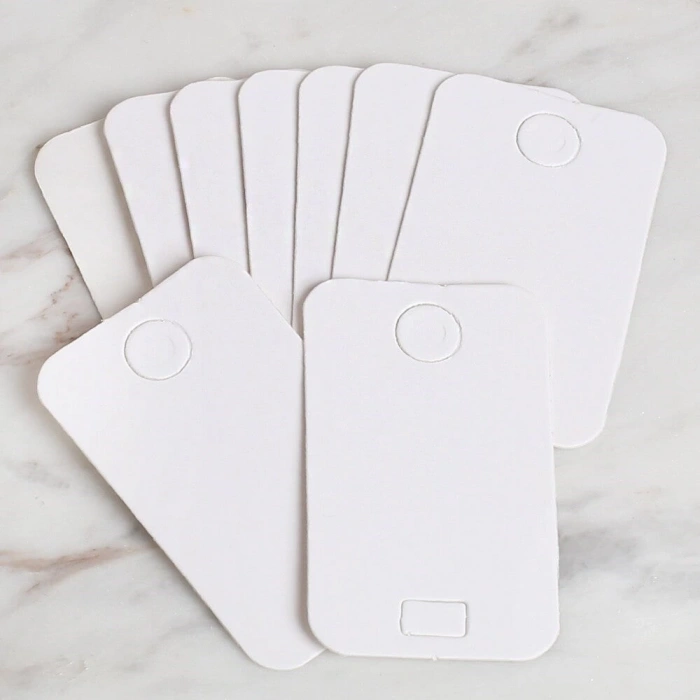 Loren 25li Beyaz Takı Bileklik Kartı