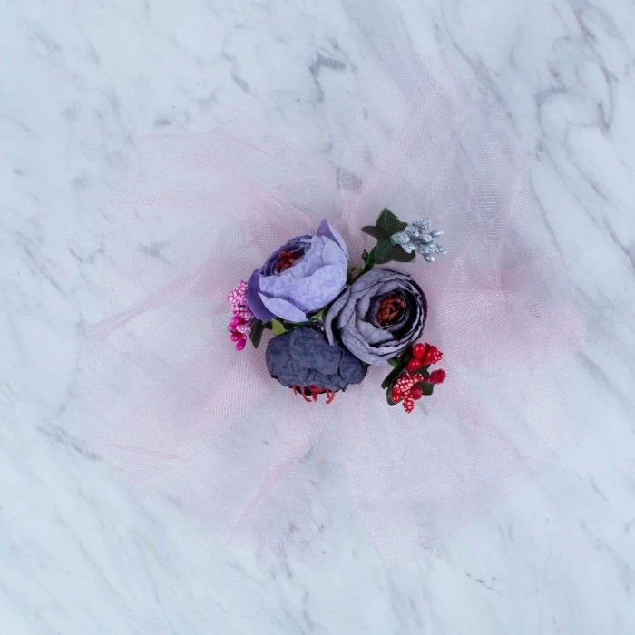 Loren Bohça süsü 3 lü Pembe