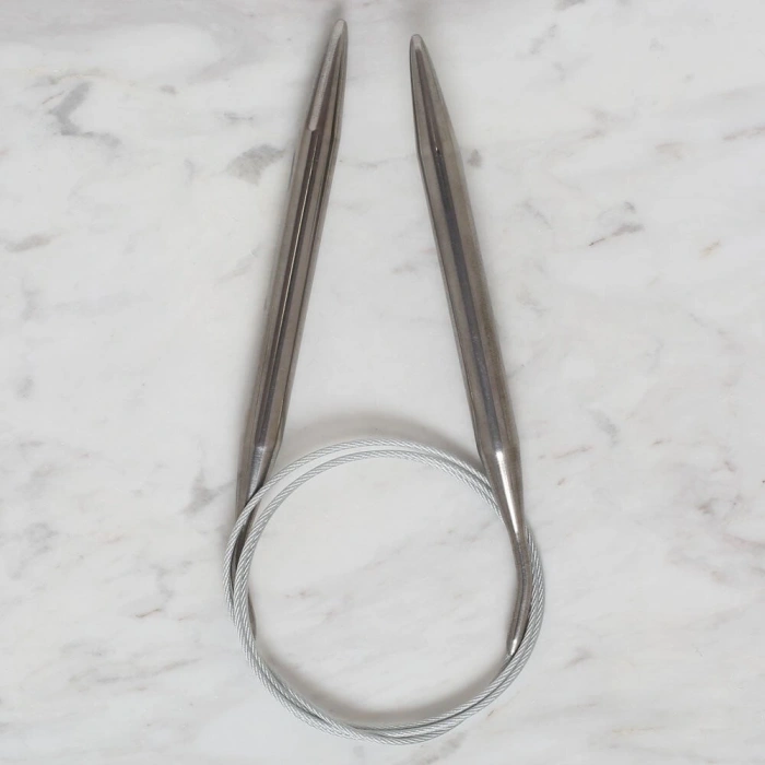 Loren Crafts 10 mm Çelik Misinalı Şiş 100 cm