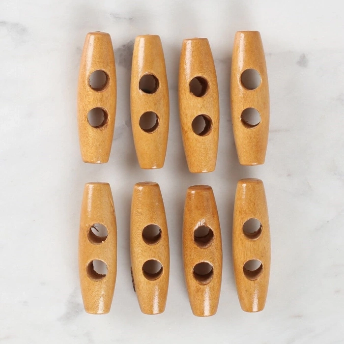 Loren Crafts 8li Ahşap Çoban Düğme - 1002