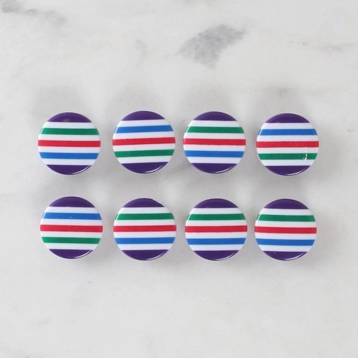 Loren Crafts 8li Desenli Düğme - 1084