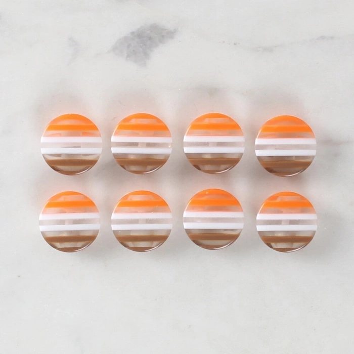 Loren Crafts 8li Desenli Düğme - 1087