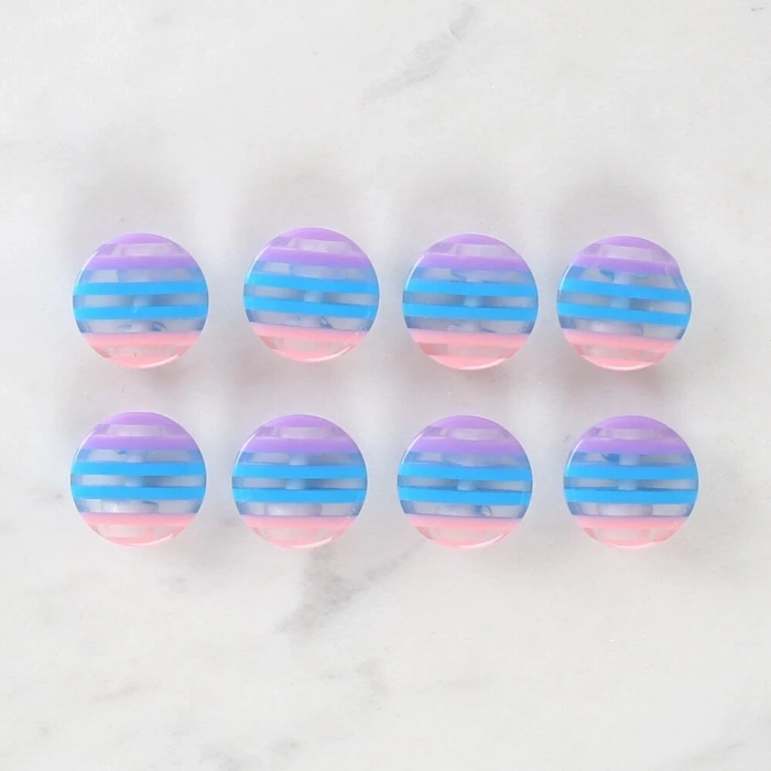 Loren Crafts 8li Desenli Düğme - 1091