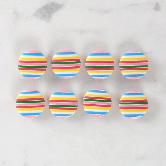 Loren Crafts 8li Desenli Düğme - 1096