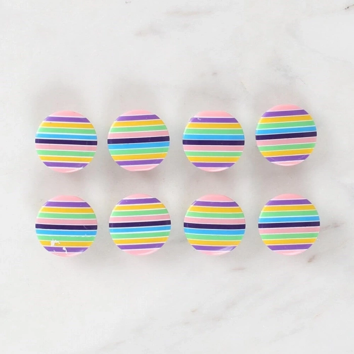 Loren Crafts 8li Desenli Düğme - 1104