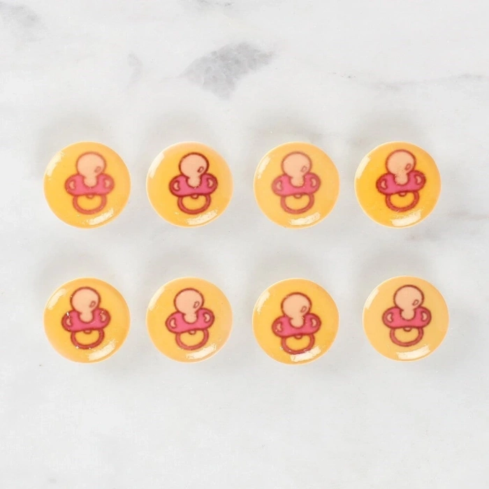 Loren Crafts 8li Emzik Düğme - 1011