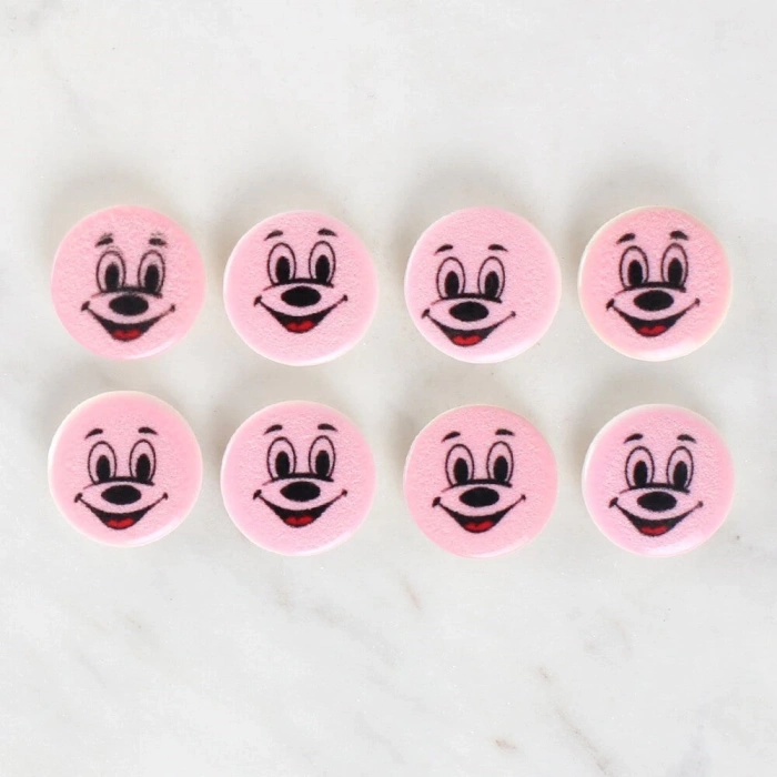 Loren Crafts 8li Gülen Yüz Düğme - 1035