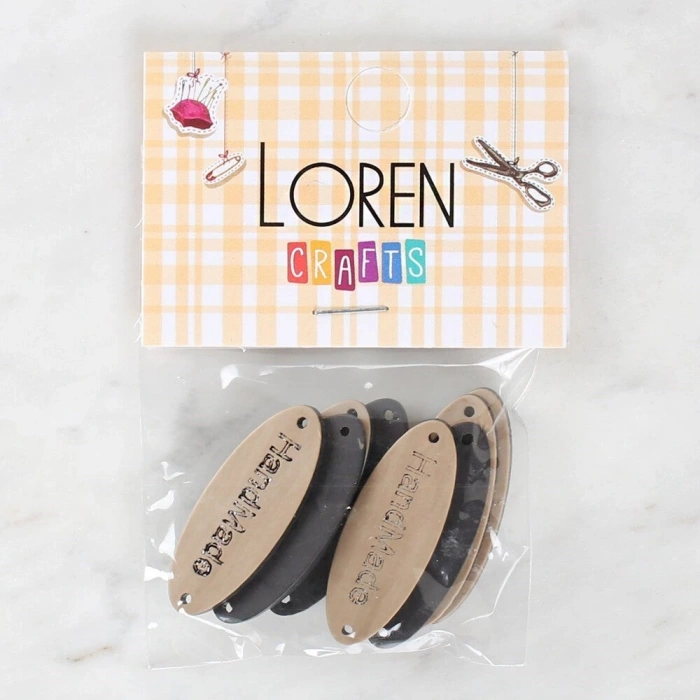 Loren Crafts Handmade 8li Düğme - 1611