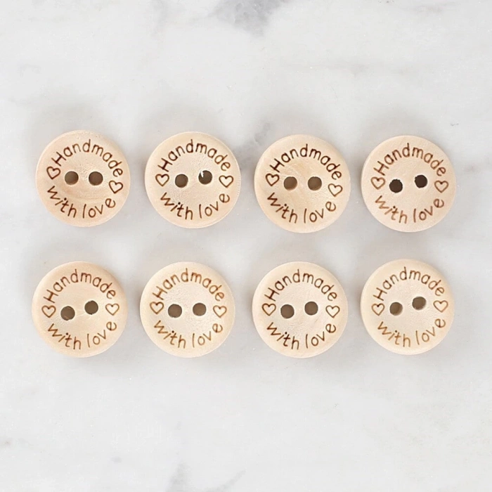 Loren Crafts Handmade 8li Düğme - 1614