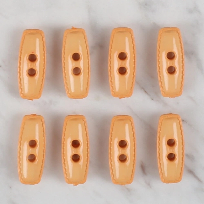 Loren Crafts turuncu 8 li çoban düğmesi - 78