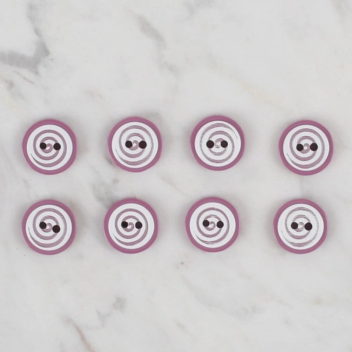 Loren Crafts vişne çürüğü 8 li yuvarlak düğme - 44