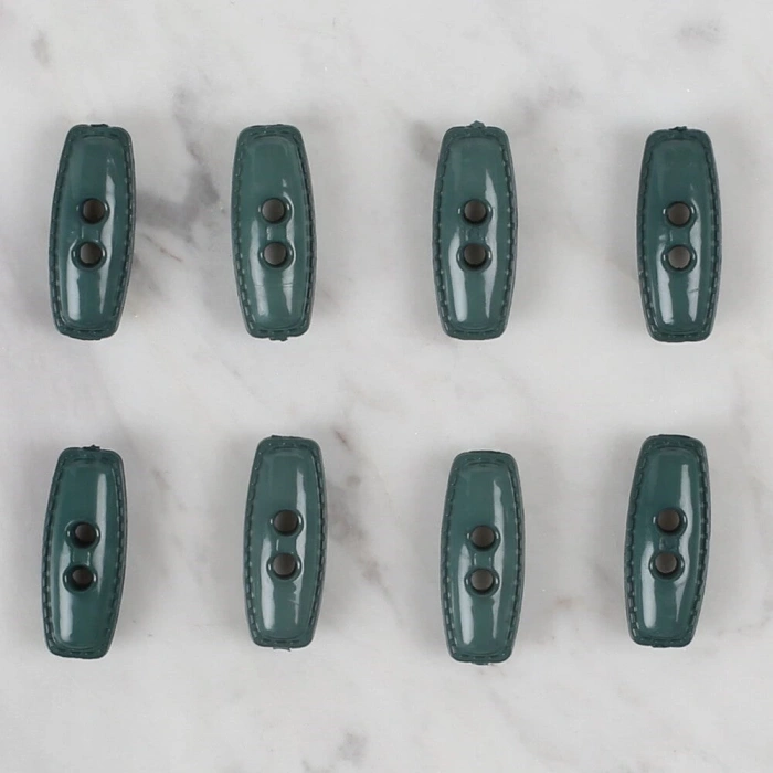 Loren Crafts yeşil 8 li çoban düğmesi - 91