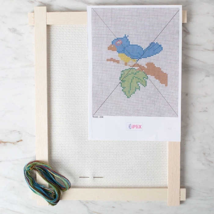 Loren Etamin İşleme Panosu Kiti Kuş - Kod:236