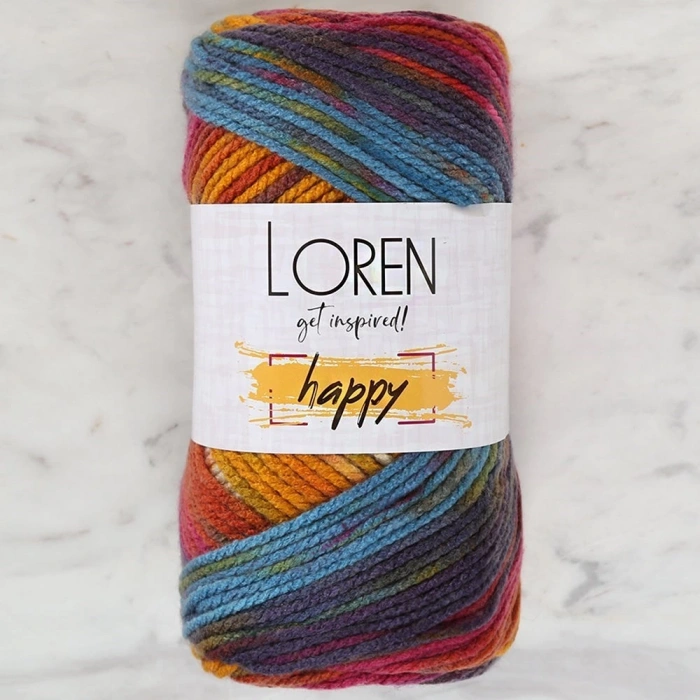 Loren Happy Ebruli El Örgü İpi - RH001 - 34286