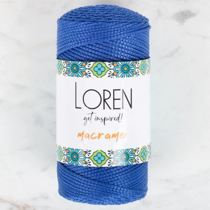 Loren Macrame Saks Mavi El Örgü İpi - RM 0252 - 34352